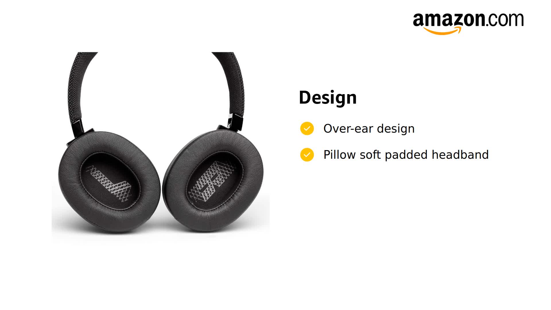 JBL LIVE ブラック ワイヤレスヘッドホン JBL Live 500BT On-Ear Wireless Headphones with Voice Assistant